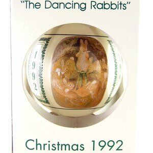 BEATRIX POTTER COLLECTORS GALLERY "THE DANCING RABBITS" ORNAMENT 1992 (47215)